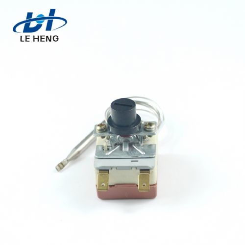 手动复位98℃火车上开水器温控器介绍 WHD 98EM 恒温开关解析